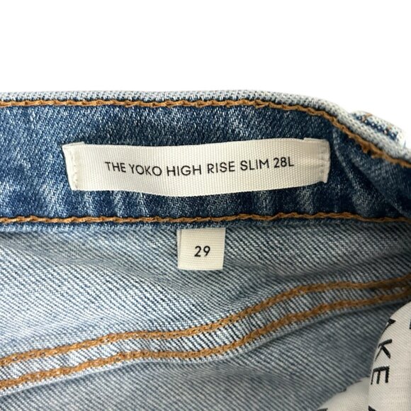 ARITZIA DENIM FORUM Lola High Rise Slim Jeans US 29 - Picture 4 of 8